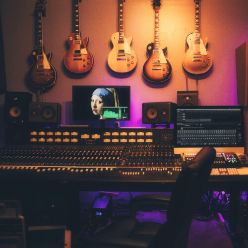 Recording a finished track on a record or CD